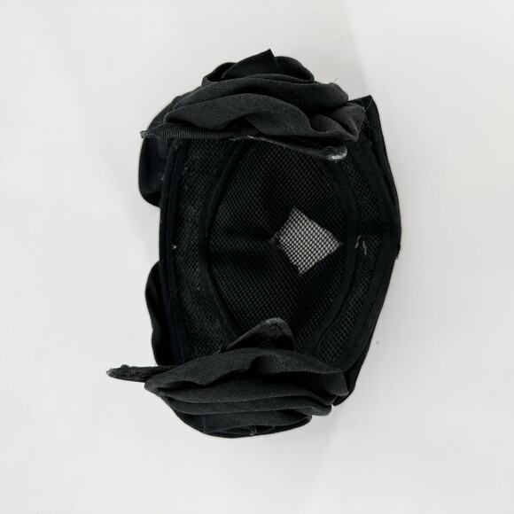 Black Fascinator Fabric Rosettes Over Mesh Form VTG Headwear main image 12